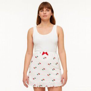 White Cherry Skirt Sugar Thrillz Size Medium